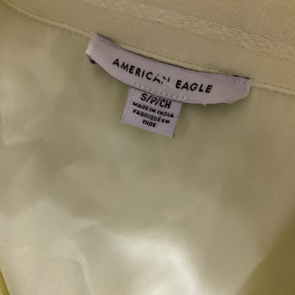American Eagle Outfitters Yellow Long Sleeve Dress - Picture 10 of 12